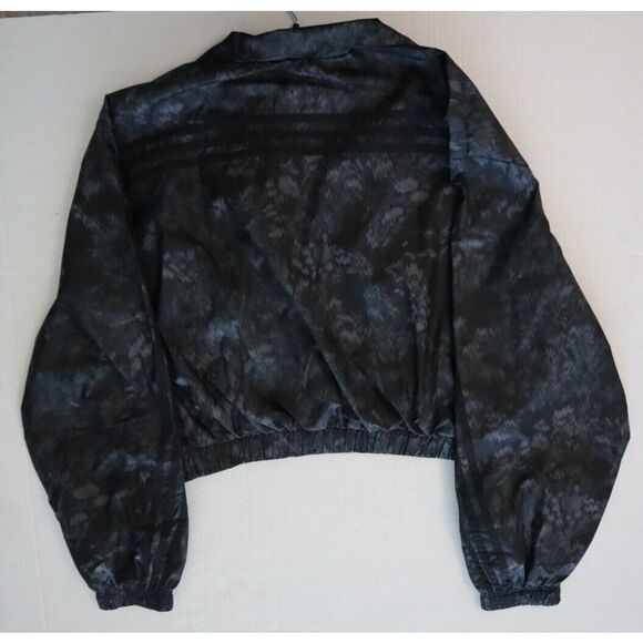 Adidas IM2439 Women Sz XL Black Future Icons 3-Stripes Woven 1/4 Zip Jacket - Picture 5 of 11